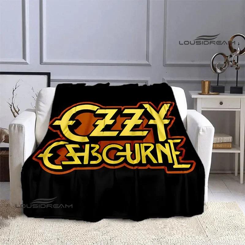 Ozzy Osbourne Retro Personality Blanket Warm Beautiful Blanket Flannel Soft and Comfortable Home Travel Blanket Birthday Gift