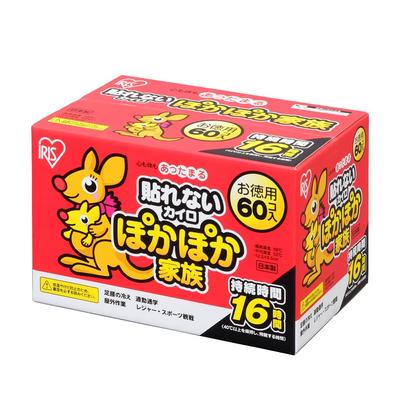 IRIS OHYAMA Disposable Warmer Regular 60 Sheets Warm Family Non-stick