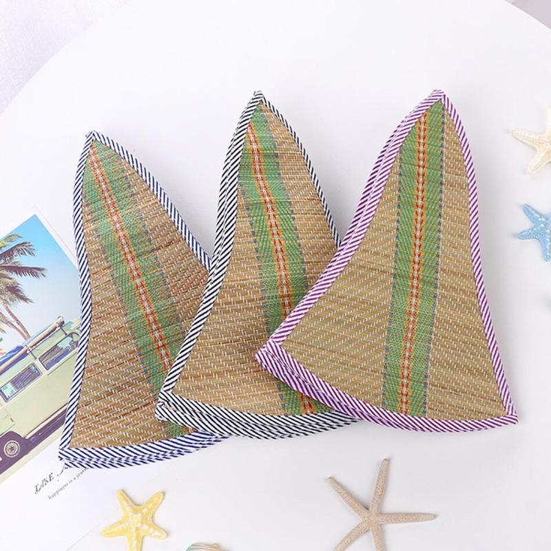 Men Fishing Sunshade Hats Women Foldable Straw Hat Rattan Anti-ultraviolet Fisherman's Cap Big Visors For Hiking Travel Camping