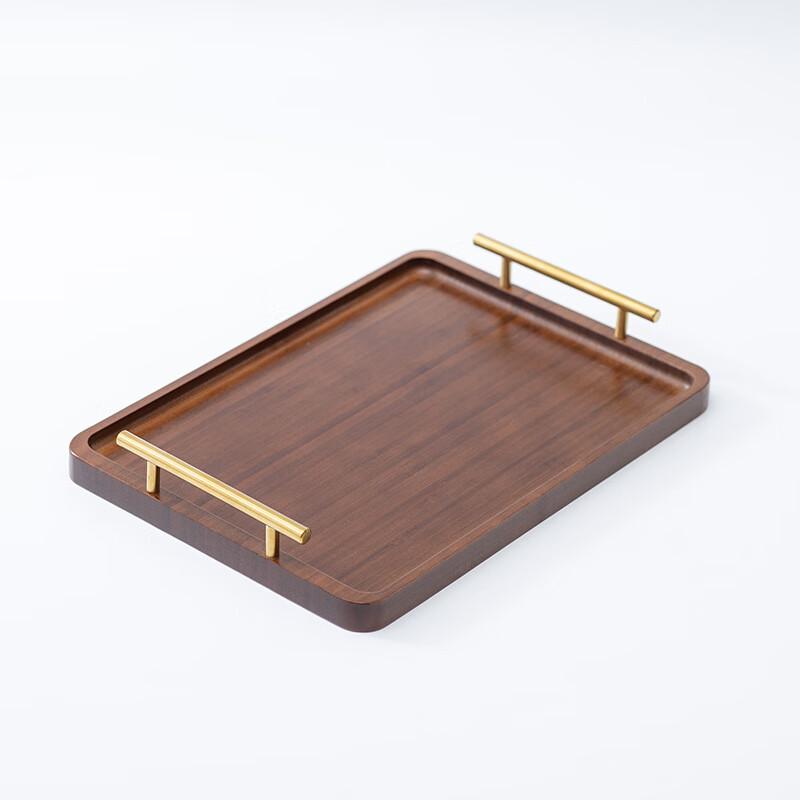 New Chinese Style Wooden Serving Tray with Handles