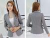 Caidaifei 2025 Spring/Summer Women's Slim Fit Solid Color Korean Style Blazer