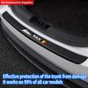 4x4 Car Door Sill Trunk Protector Stickers for Toyota Tacoma TRD 4Runner Tundra Rav4 Highlander Carbon Fibre TRD Offroad Decals