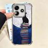 Schwarze Katze Ästhetik Muster Beschichtung Handyhülle Für Xiaomi Redmi Note 14 15 Pro Plus 13 12 11 11S 11T 10 9S 9 5G Sturzfest Airaba