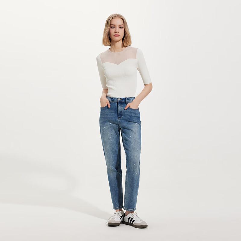 Tatu Women's Short Sleeve Knit Top