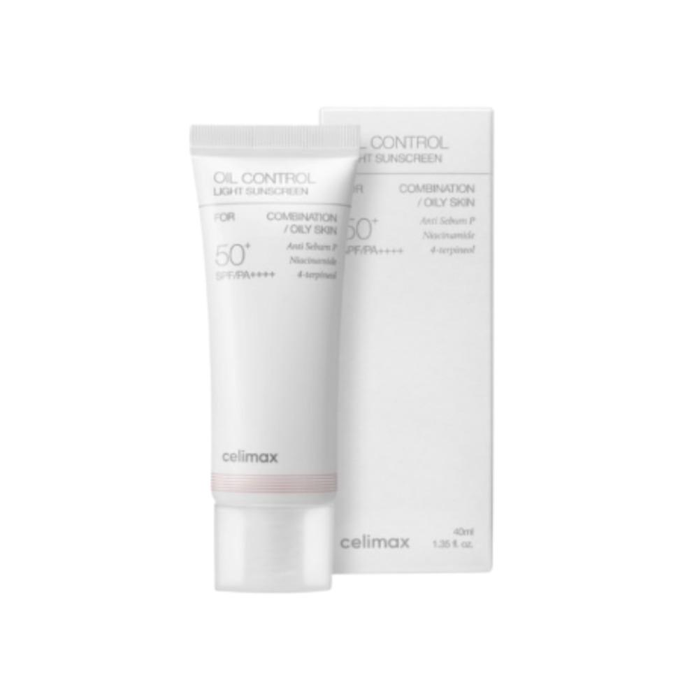 Celimax Oil Control Light Sunscreen SPF50+ PA++++ Sebum Control Lightweight Sun Cream 40ml