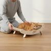 Cat Scratching Lounger Stable Framework Cat Lounge Bed Scratcher Pet Supplies for Indoor