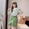 2024 Summer Sports Suit for Girls: Loose Shorts and Short Sleeves for Kids