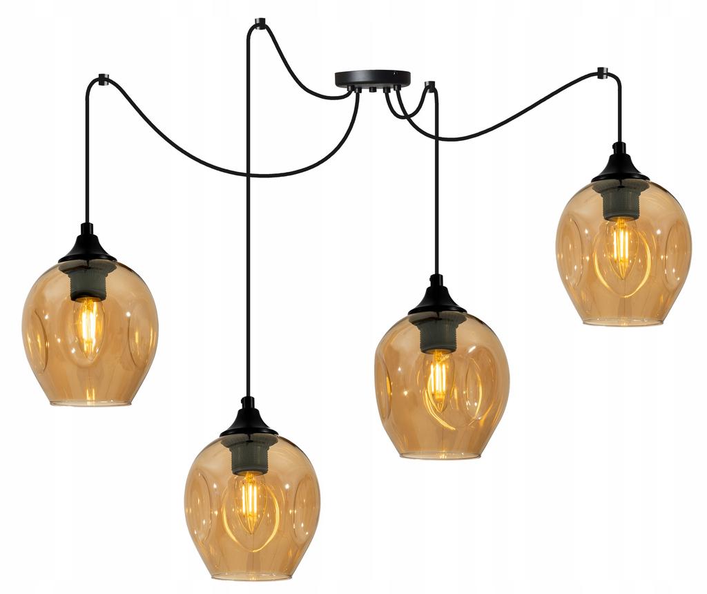 MODERN GLASS SPIDER CEILING HANGING LAMP