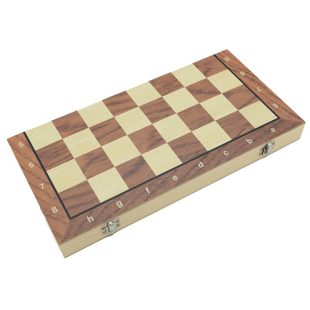 Chessboard Solid Wooden International Chess Foldable International Chess Set  Parent-child Game