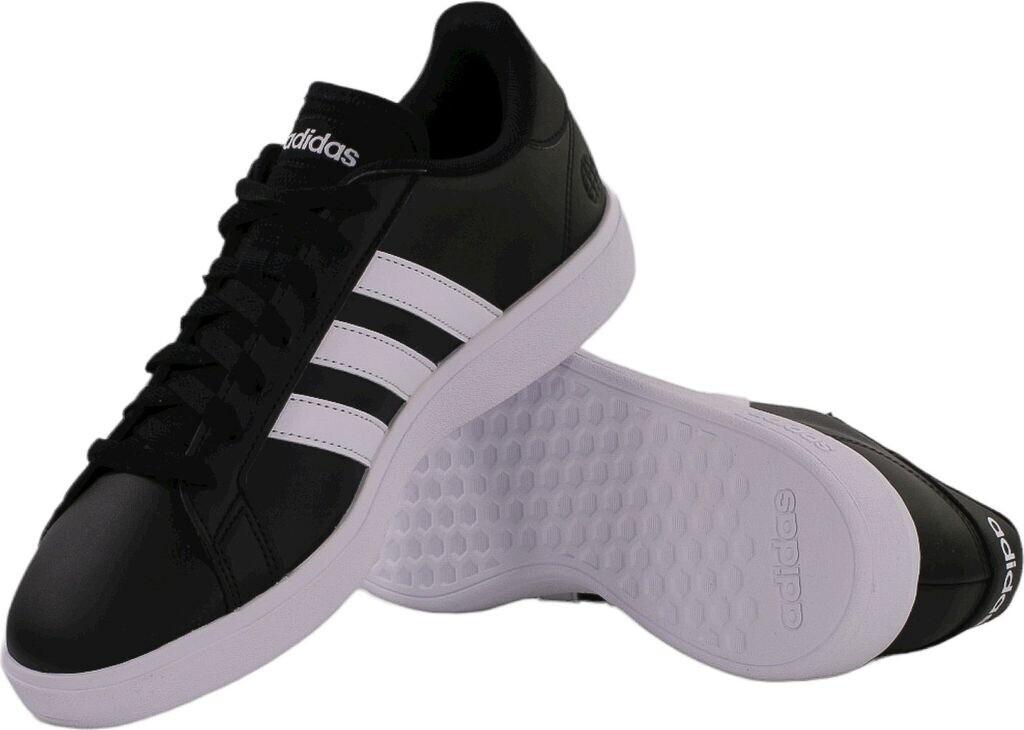 Кроссовки Adidas Grand Court Base 2.0 основной черный/облачный белый/основной черный