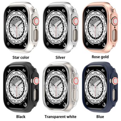Watch Case Shockproof Half Wrapped Protective Cover Replacement Case Compatible For Iwatch 8 Ultra