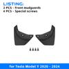TPE Car Wheel Mud Flaps Guards MudFlaps For Tesla Model Y Juniper 2026 2025 Launch 2020 2021 2022 2023 2024 Front Rear Mudguards