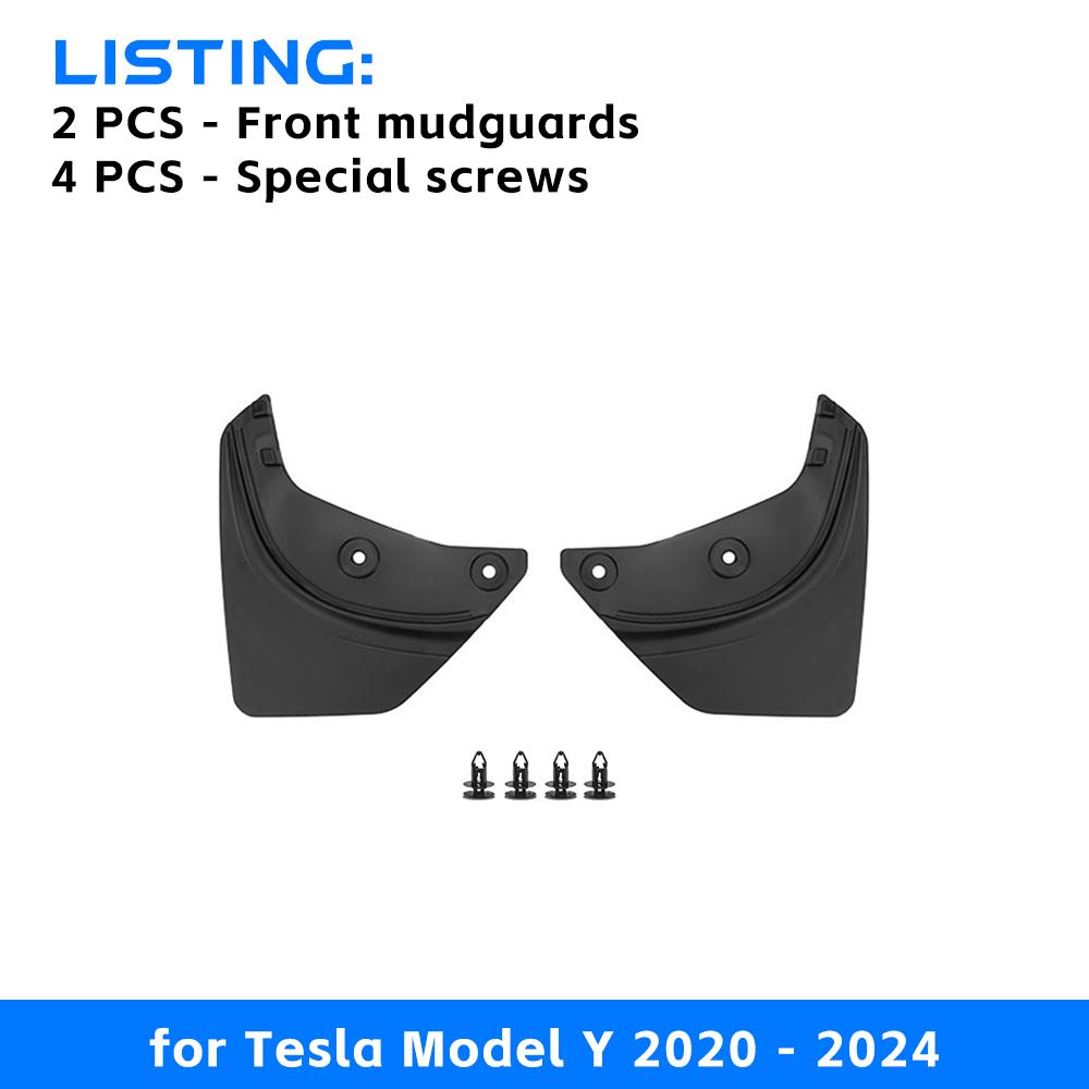 TPE Car Wheel Mud Flaps Guards MudFlaps For Tesla Model Y Juniper 2026 2025 Launch 2020 2021 2022 2023 2024 Front Rear Mudguards