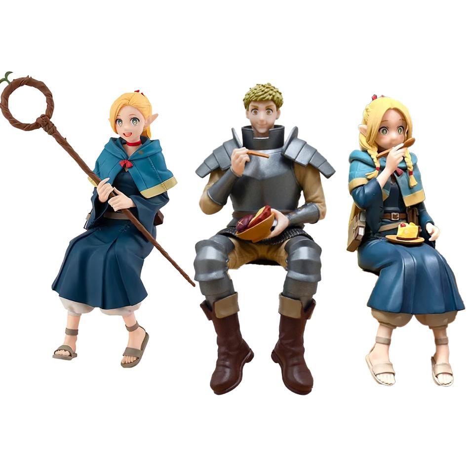 Anime Girl Statue - Delicious in the Dungeon Marcil Donato Sitting Doll Toy Gift with Dungeon Food Leo Stouten Action Figure