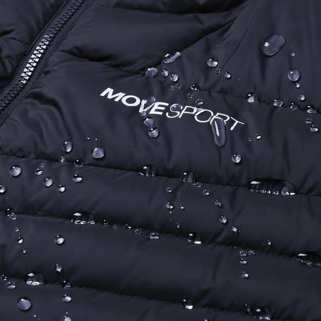 Move Sports Descente SMART MOVE Down Stand Perfect for Town Use and Watching ST4FDJ04M NV Jacket, Lightweight, Warm, Water-Repellent, Windproof,