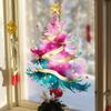 Christmas Tree Pine Window Sticker Self Adhesive Removable Static Cling Glass Decor