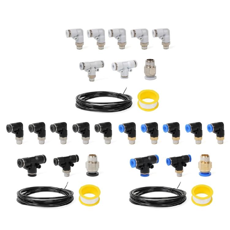 TurbosVehicles Vacuum Fitting Kit TurbosWastegate & Solenoid Push Lock Connector