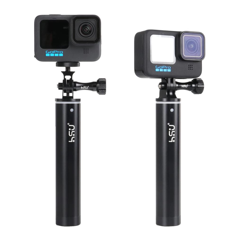 HSU Aluminum Replacement Finger Base Mount with Screw Conversion Adapter for GoPro Camera Accessory 1/4" Hole, (5-6 Screws),