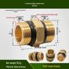 Copper Union with Inner/Outer Threads, Double Inner Thread Water Heater Connector Tee/Elbow Nipple, 46mm & 1" Thread, Different Diameters.