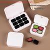 DIY Nail Art Painting Grid Storage Box with 4/6/9/12 Options Empty Grids for Nail Glue Portable Plastic Nail Polish Palette Squa