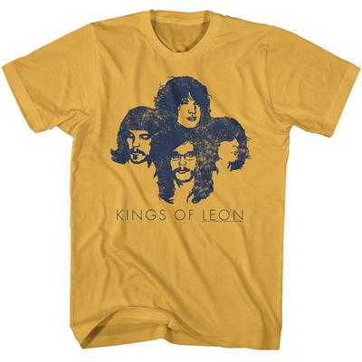 Kings of Leon T Shirt Music Mens SILHOUETTES Heavy Metal Rock Ginger Cotton Unisex T-Shirt