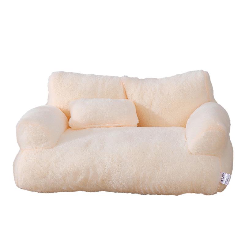 Luxury Cat Bed Soft Cozy Cat Sofa Detachable Warm Pet Kennel Cushion For Small Medium Large Dogs Indoor Puppy Sleeping Mat