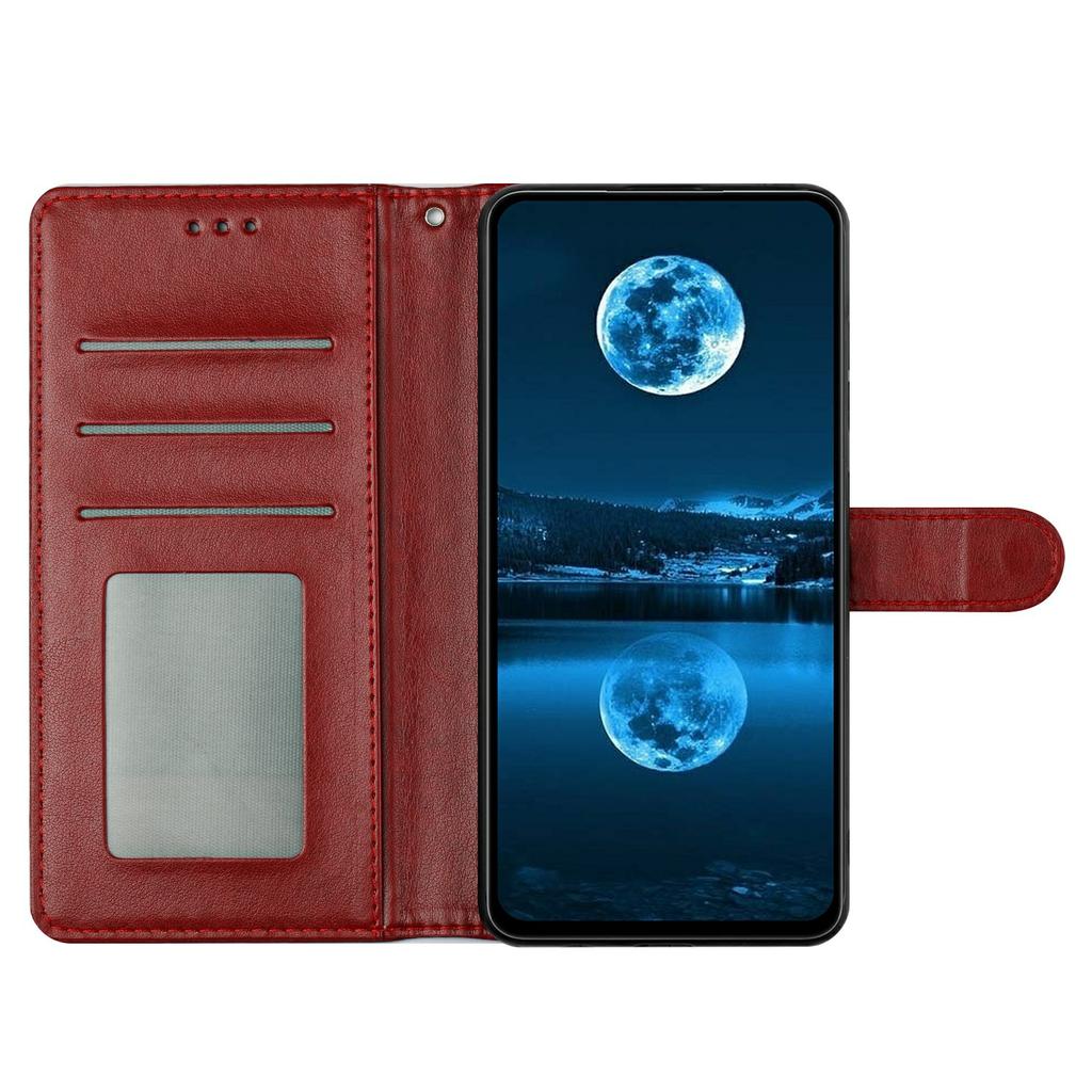 For Xiaomi Redmi Note 13 4G Leather Phone Case Wallet Stand Cover with Handy Strap