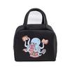 Fast Food Pig Printed Portable Lunch Bags Women Men Thermal Insulation Lunch Box Storage Bag Cartoon Children Bento Lunch Bag