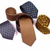Rhombus Digital Printing Workplace Polyester Tie High-End Men'S Business Tie