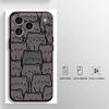 Cartoon Cute Cat Funda Phone Cover Case for Apple iPhone 17 Pro Max 16 11 15 Pro 7 8 Air 12 XR XS MAX 13 14