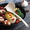 Household Soup Gruel Congee Spoon Room High Temperature Resistant and Heat Resistant Spoon Korean Style Long Handled Soup Spoon