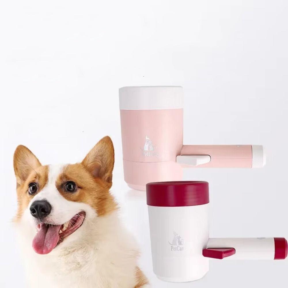 Automatic Dog Paw Cleaner Cup Soft Silicone Dog Feet Washer Pet Foot Washing Cup  Dirty Paw