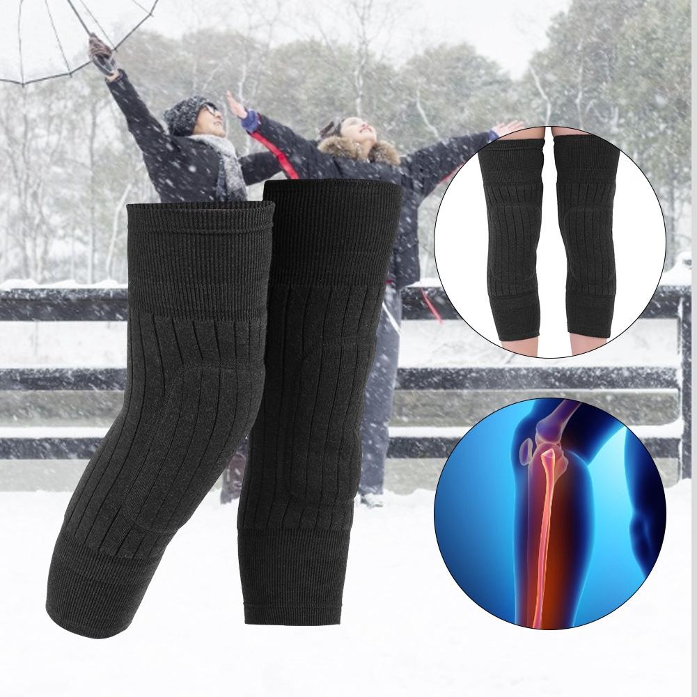 Winter Wool Knee Pads Warm Knee Protector Wool Warmers Thickened Knee Brace