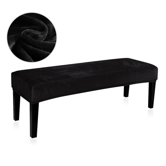Samt Stoff Bankbezug Super Flauschig Elastisch Esszimmer Stuhl Bankbezüge Sitzbezug Für den Heimgebrauch Wohnzimmer Schlafzimmer Klavierzimmer