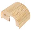 Hamster Wooden House Bite Resistance Arched Guinea Pig Wood Hideout for Hamster Dwarf Hamster Golden Bear