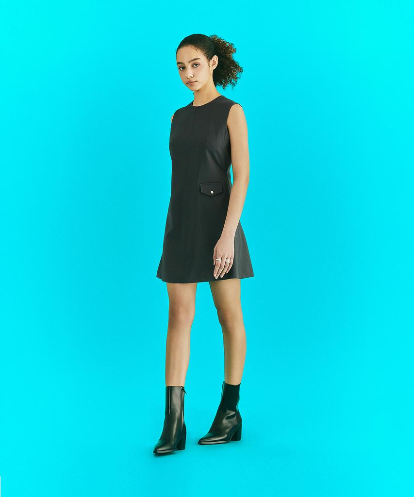 Er Er Seam Detail Dress Navy