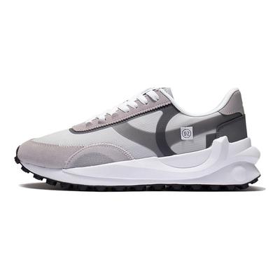 Li Ning Runde Und Eckige Bequeme Vielseitige Low-Top Freizeitschuhe Herren Freizeitschuhe Grau AGCS013-4