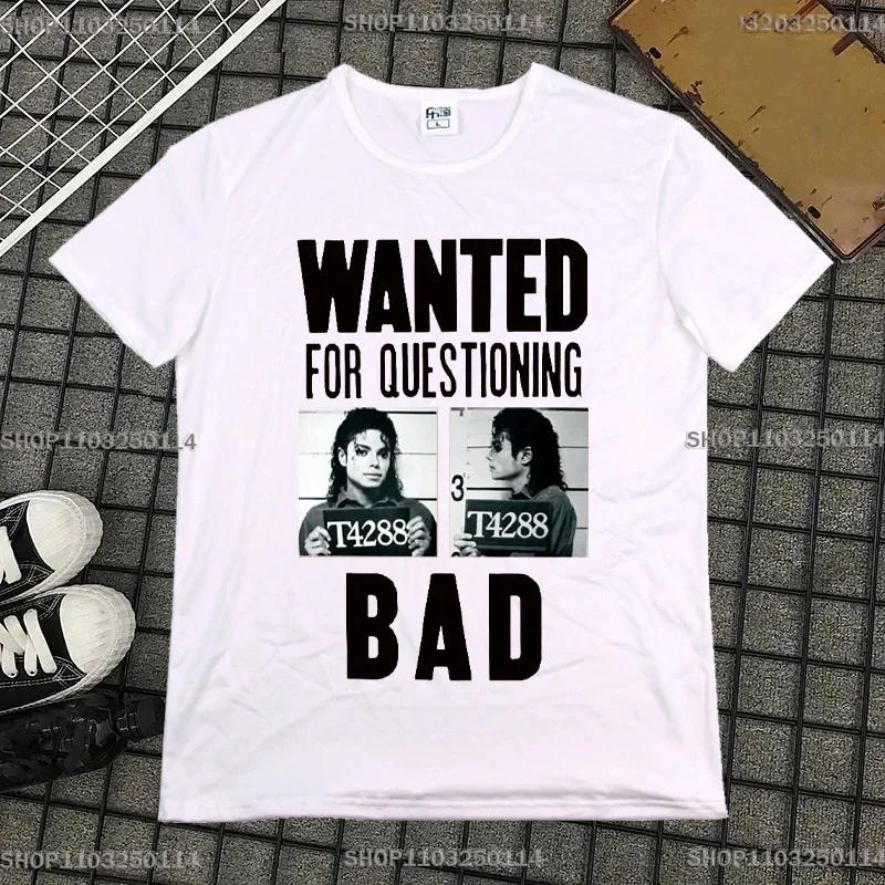 Michael Jackson T Shirt Design Custom Aldult Teen Unisex Digital Printing Tee Shirts Funny Art Streetwear Cartoon Tee  T-Shirt