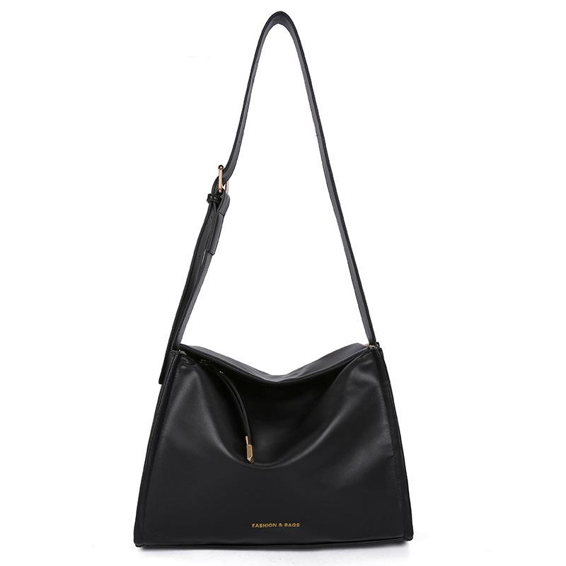 Urban simple oil wax pictorial tote bag women's new spring large-capacity bag shoulder bag commuter