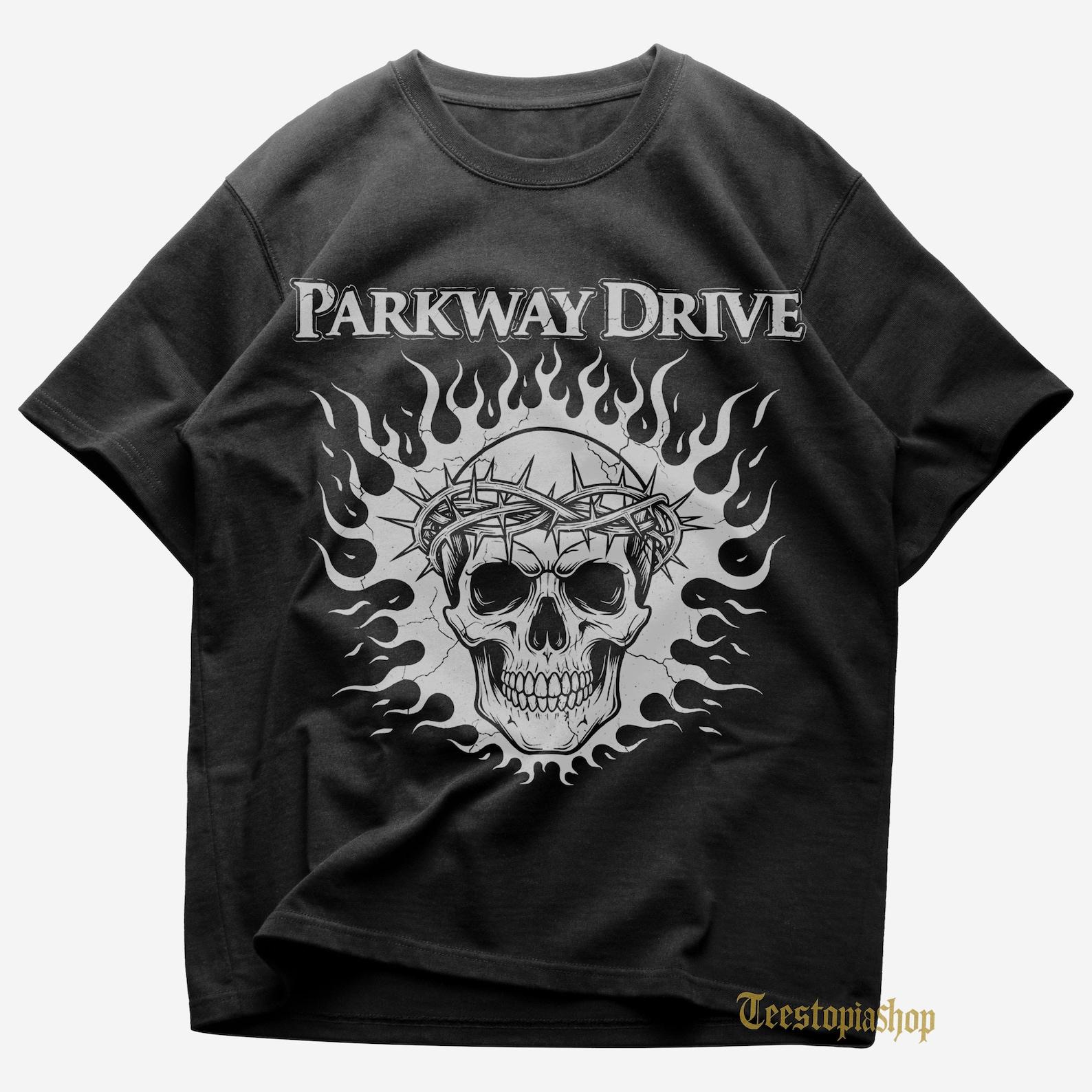 Parkway Drive T shirt - Heavy Metal Shirt - Deep Blue Shirt - Vice Grip Shirt - Parkway Drive Merch - Unisex Metal Apparel M