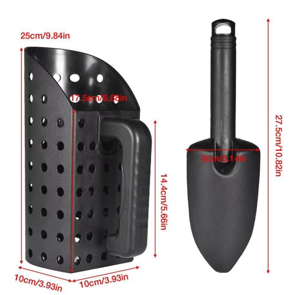 2Pcs Plastic Beach Finds Scoop Digging Tool Beach Shovel Sand Sifter  Utensils Supplies