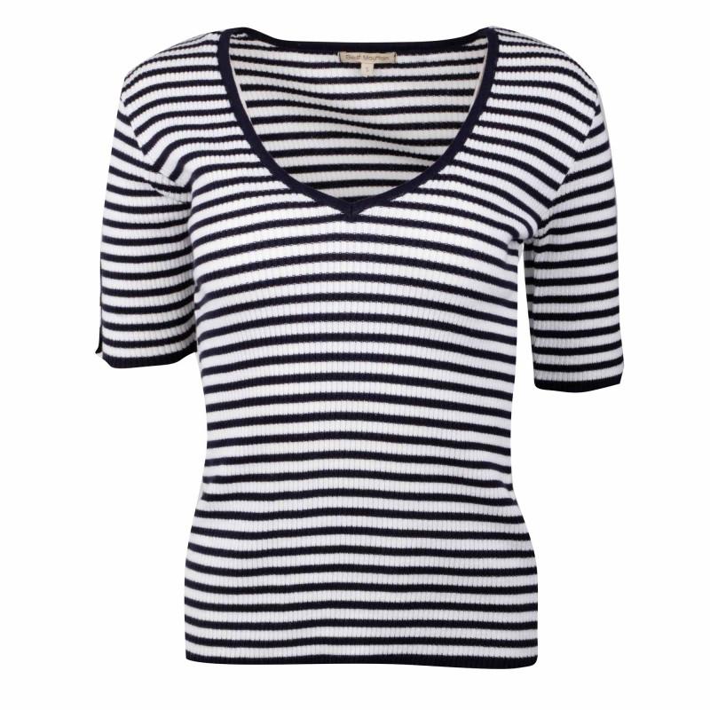 

Женский матросский свитер с V-образным вырезом и короткими рукавами BEST MOUNTAIN