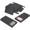 10pcs Kraft Paper Folding Box Drawer Box Rectangle Black Finish Product: 20x15x3cm