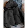 Neue Wintermode Einfacher Kurzer Baumwollmantel Damenmode Locker Verdickt Warme Jacke Trendig