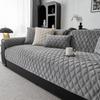 Nordic Style Sofa Slipcover Non Slip All Season Thickened Flannel Winter Plush Couch Cover for Living Room