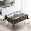 River House Tablecloth Natural Scenery  Anti-Stain Waterproof Rectangular Kitchen Dining Table Home Decor