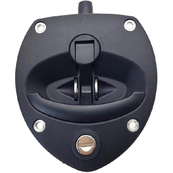 Door Latch T-Handle with 2 Keys Replacement for Cummins Kohler Generator 0406-0972-01