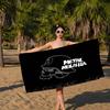 M-Metal M-Mulisha Microfiber Blanket Quick Drying Beach Towels Oversized Printing Super Absorbent Pool Towel Blanket
