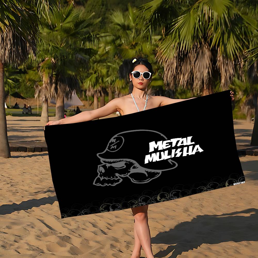 M-Metal M-Mulisha Microfiber Blanket Quick Drying Beach Towels Oversized Printing Super Absorbent Pool Towel Blanket