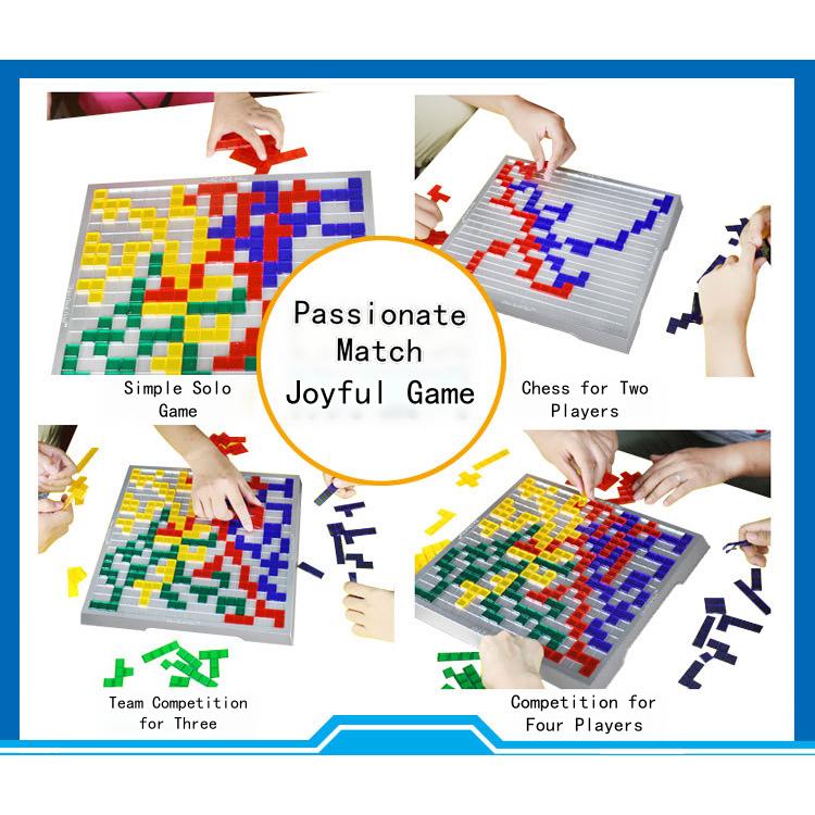 Large-Scale Tetris Battle Game Board for Kids